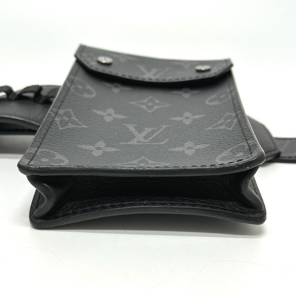 Louis Vuitton Monogram Eclipse Sun Tulle Utility 35 MM Black - Picture 2 of 10